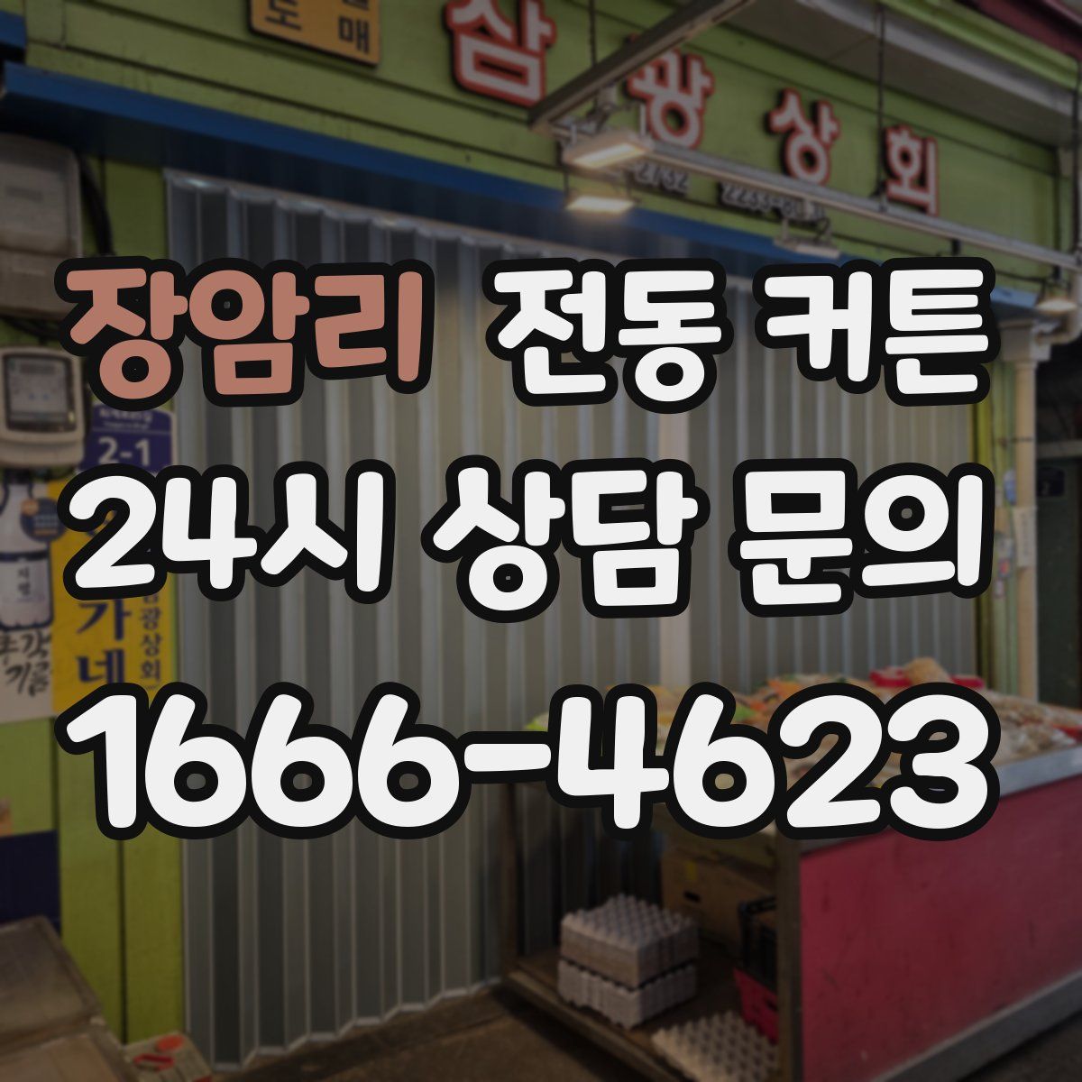 장암리 전동 커튼