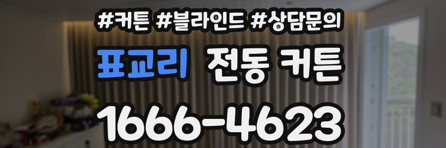 표교리 전동 커튼