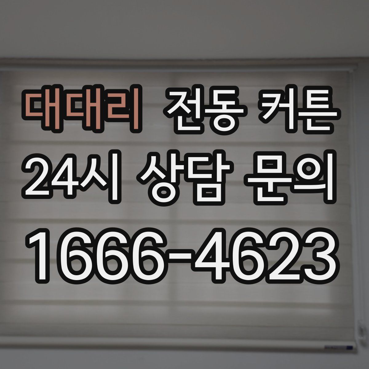 대대리 전동 커튼