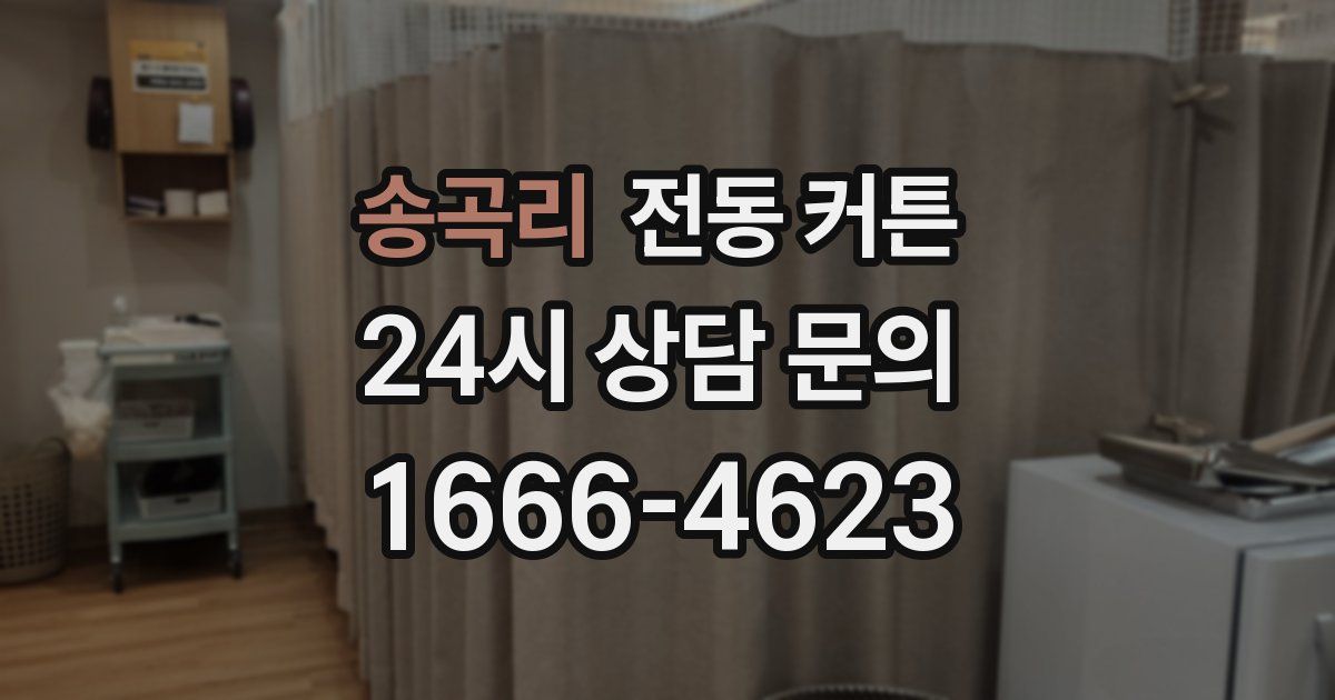 송곡리 전동 커튼