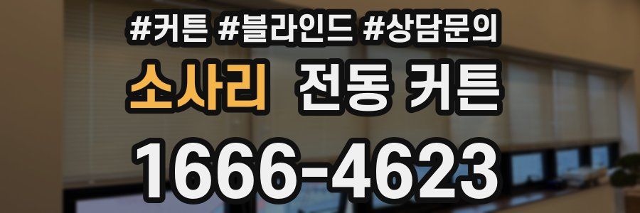 소사리 전동 커튼