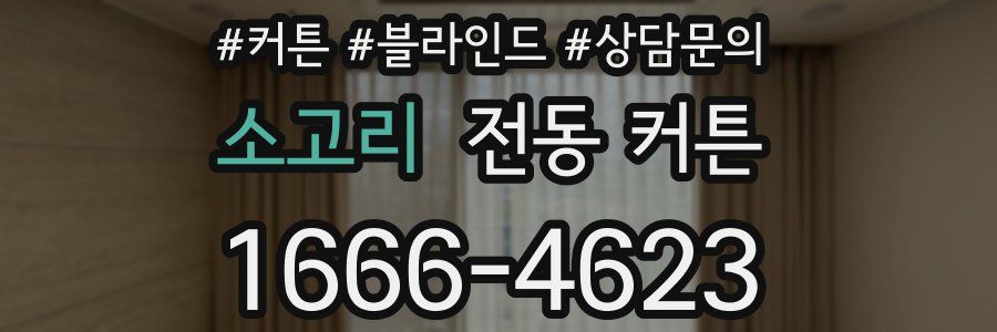 소고리 전동 커튼