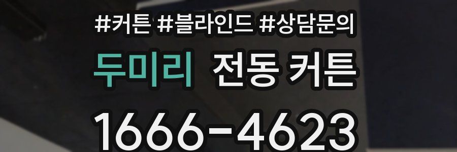 두미리 전동 커튼