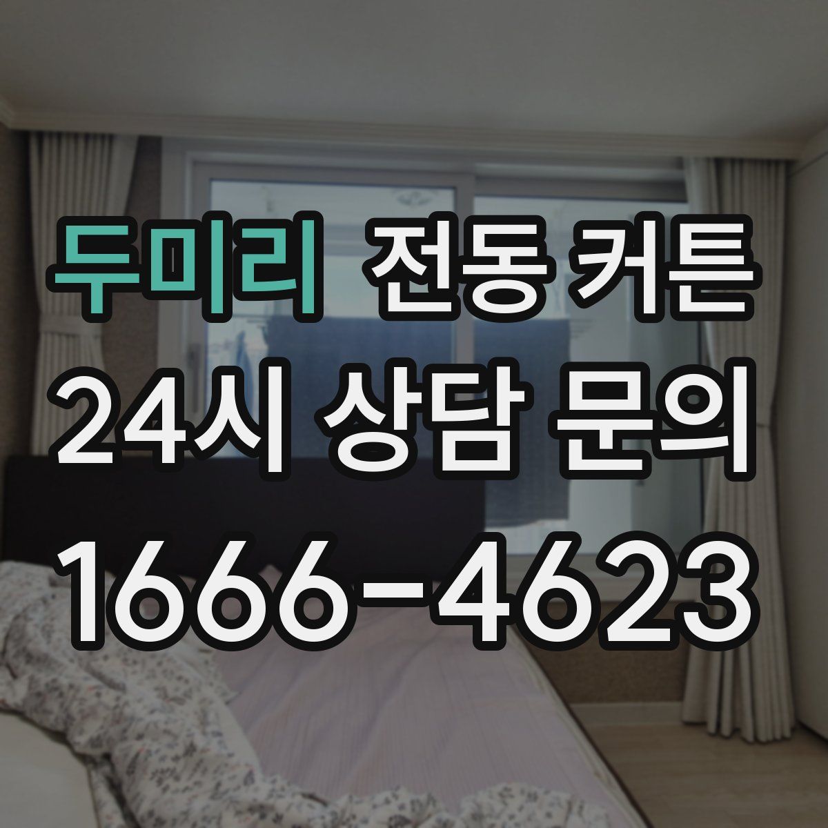 두미리 전동 커튼