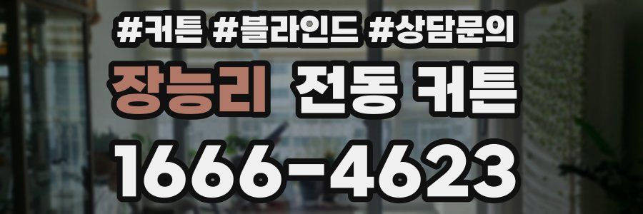 장능리 전동 커튼