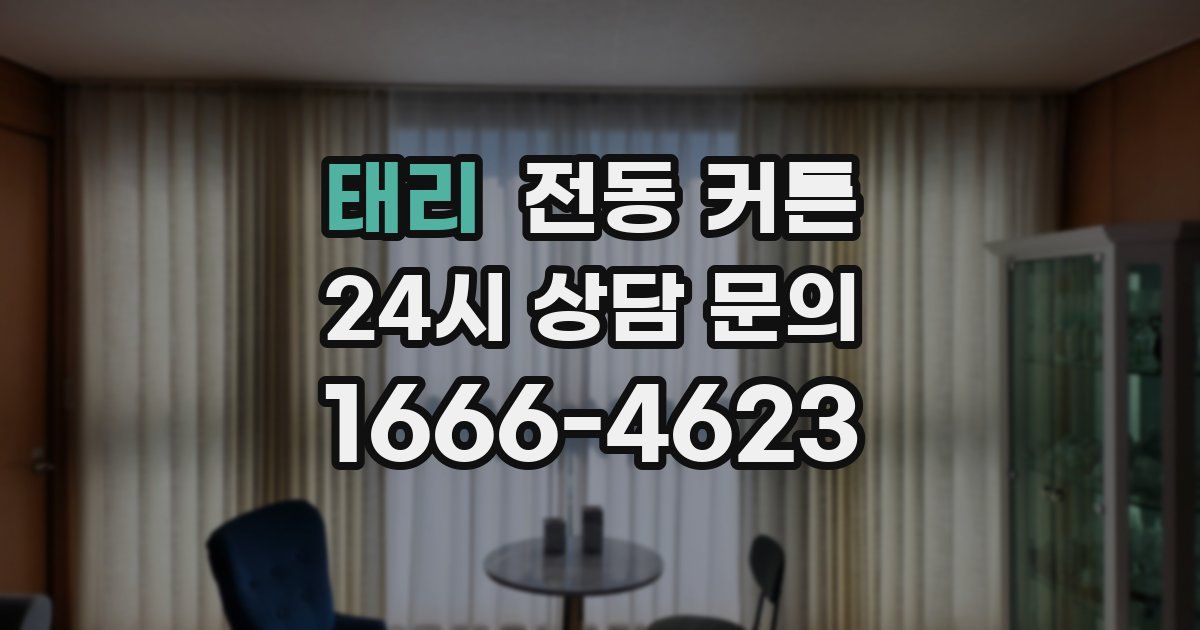 태리 전동 커튼