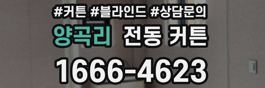 양곡리 전동 커튼