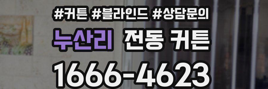누산리 전동 커튼