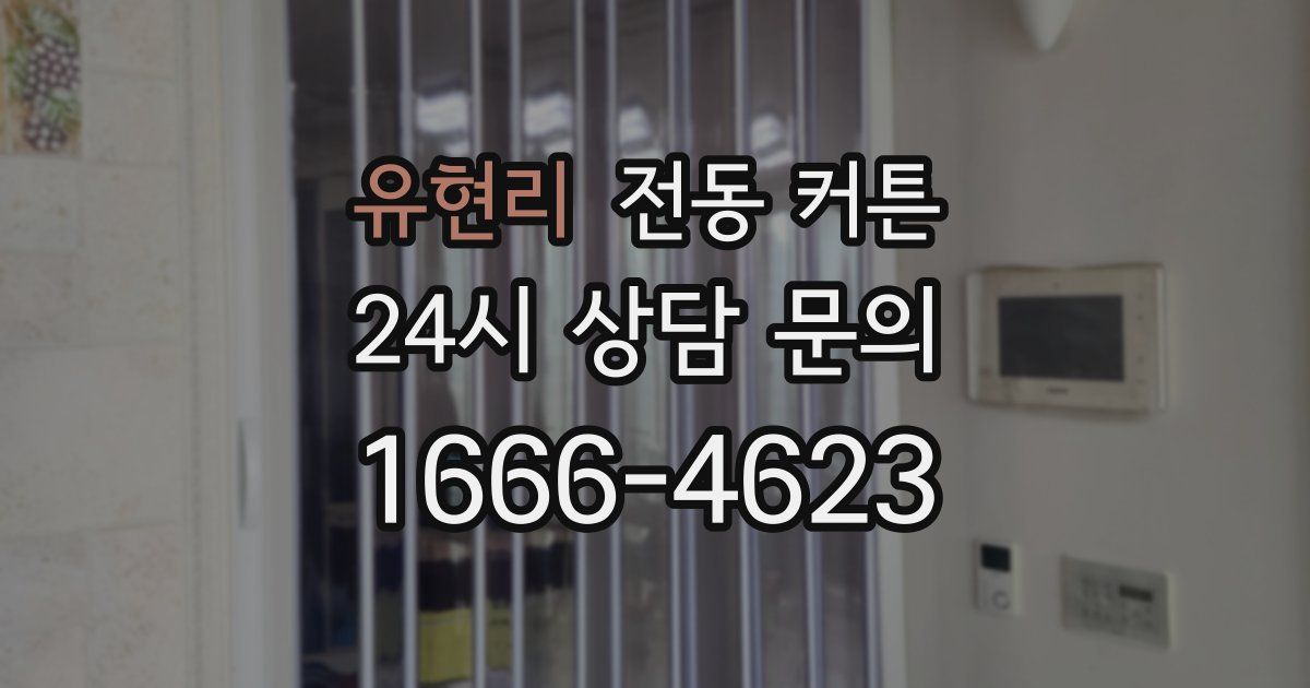 유현리 전동 커튼