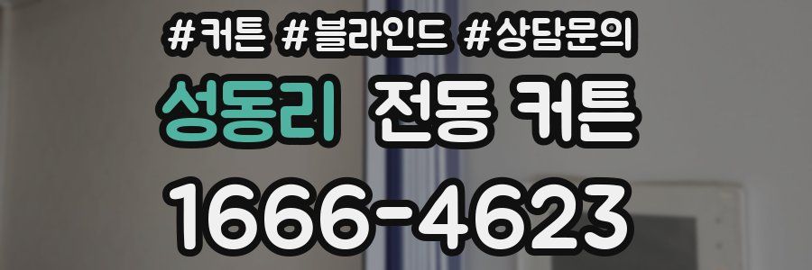성동리 전동 커튼