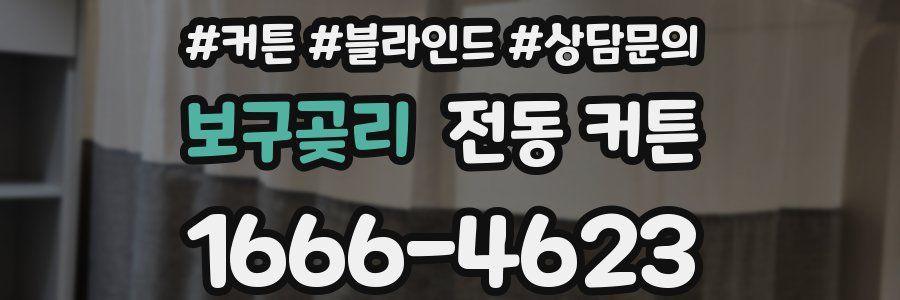 보구곶리 전동 커튼