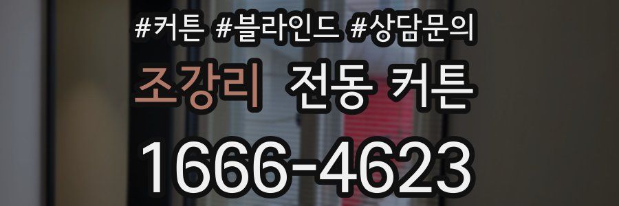 조강리 전동 커튼
