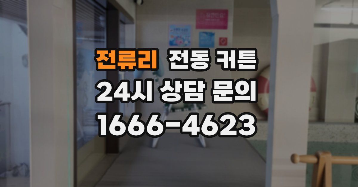 전류리 전동 커튼