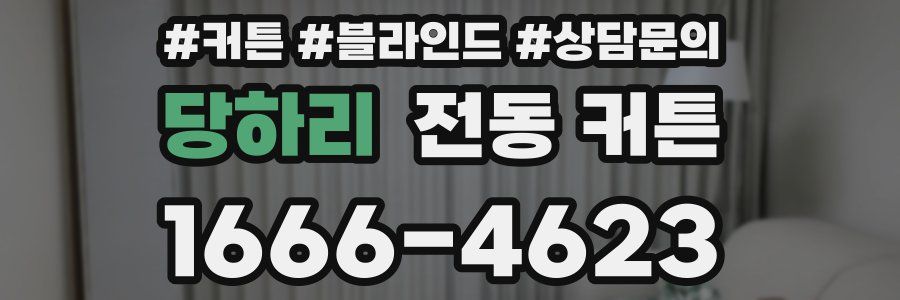 당하리 전동 커튼