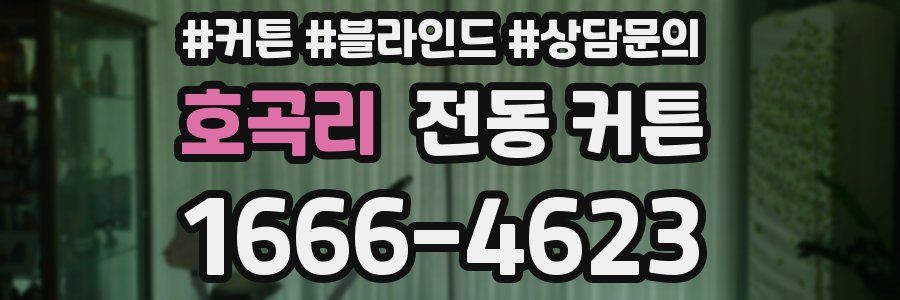 호곡리 전동 커튼