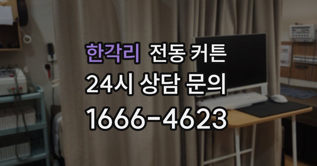 한각리 전동 커튼