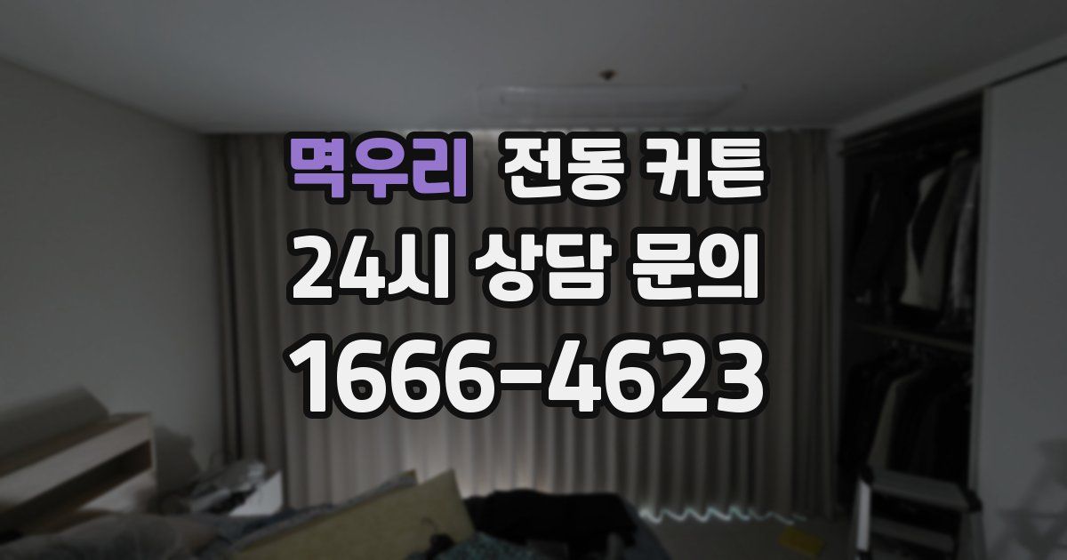멱우리 전동 커튼