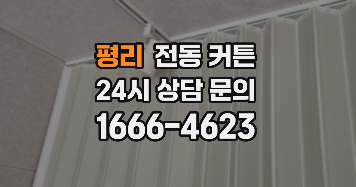 평리 전동 커튼
