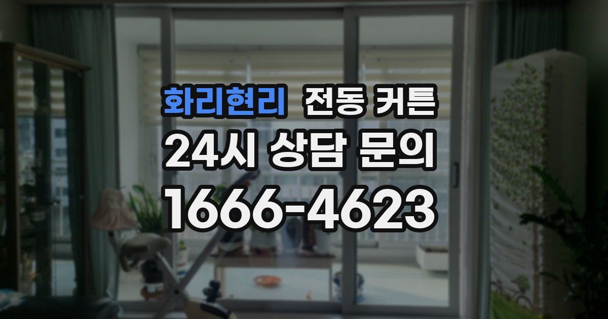 화리현리 전동 커튼