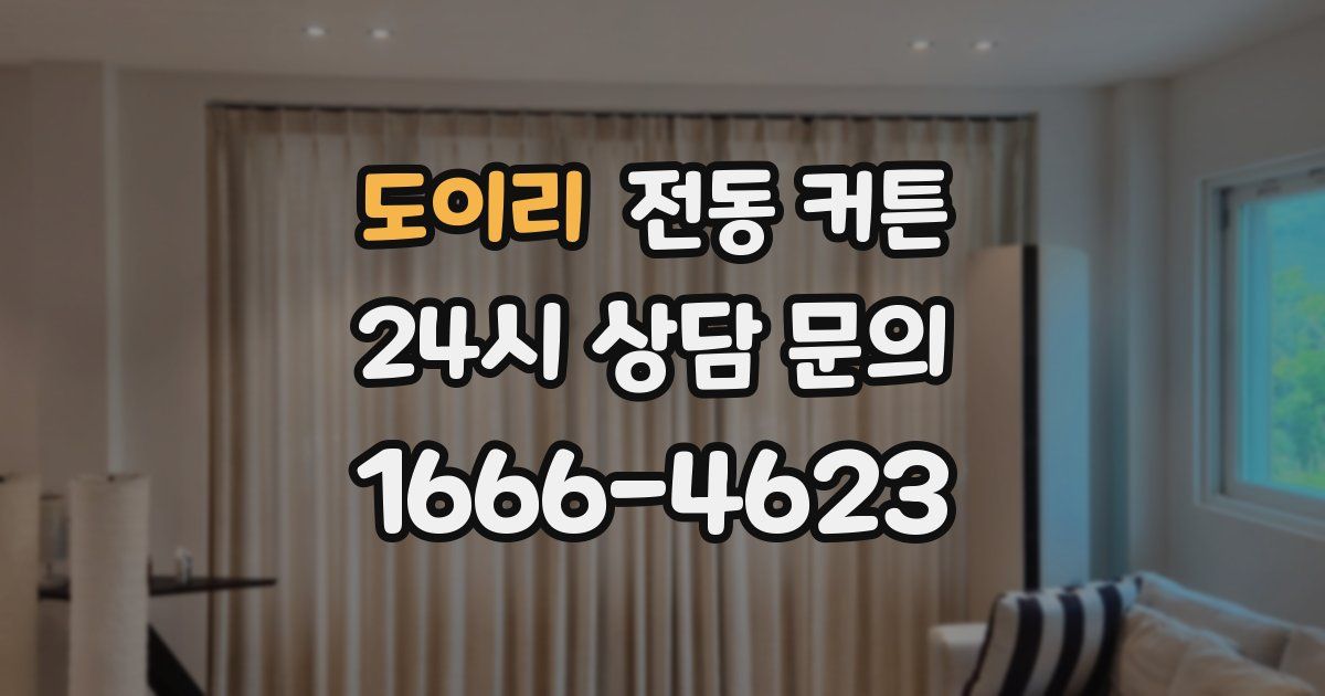 도이리 전동 커튼