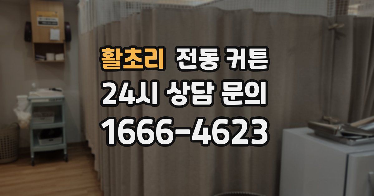 활초리 전동 커튼