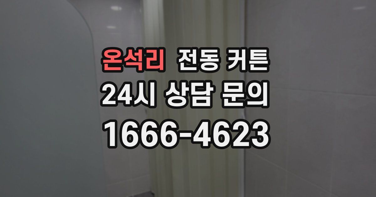 온석리 전동 커튼