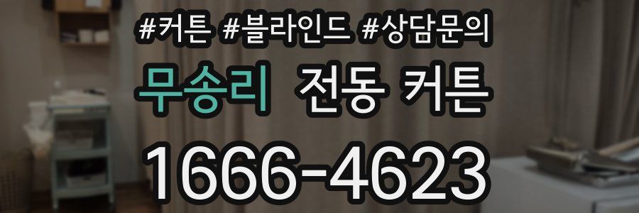 무송리 전동 커튼