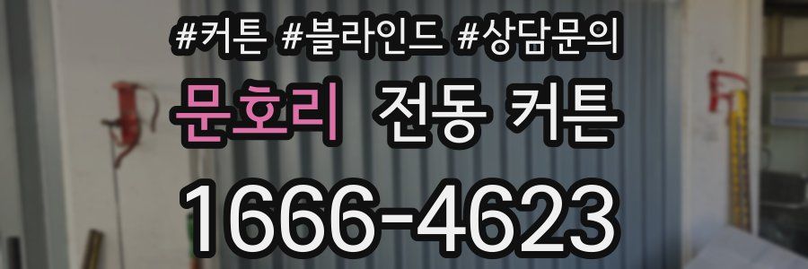 문호리 전동 커튼