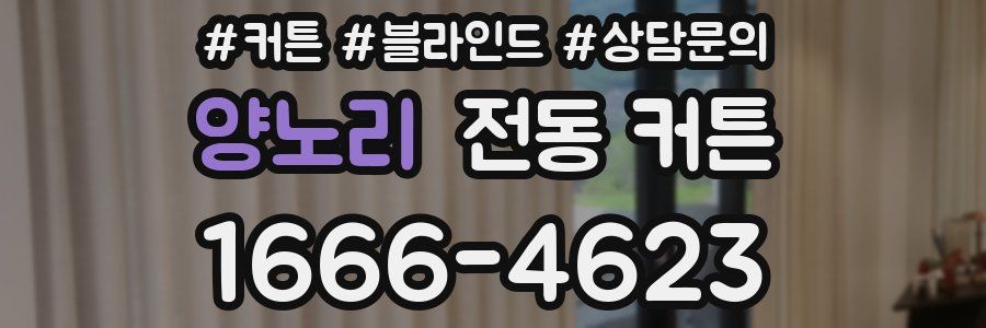 양노리 전동 커튼
