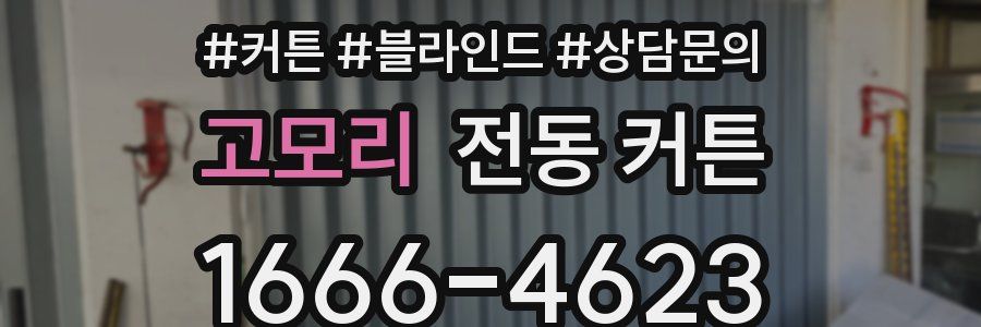 고모리 전동 커튼