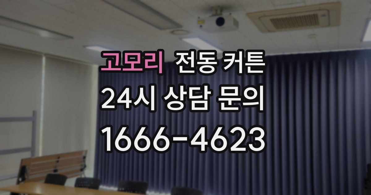 고모리 전동 커튼