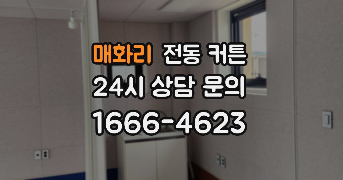 매화리 전동 커튼