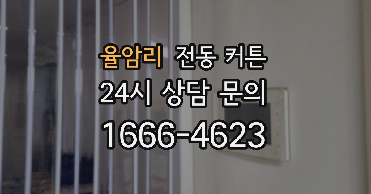 율암리 전동 커튼