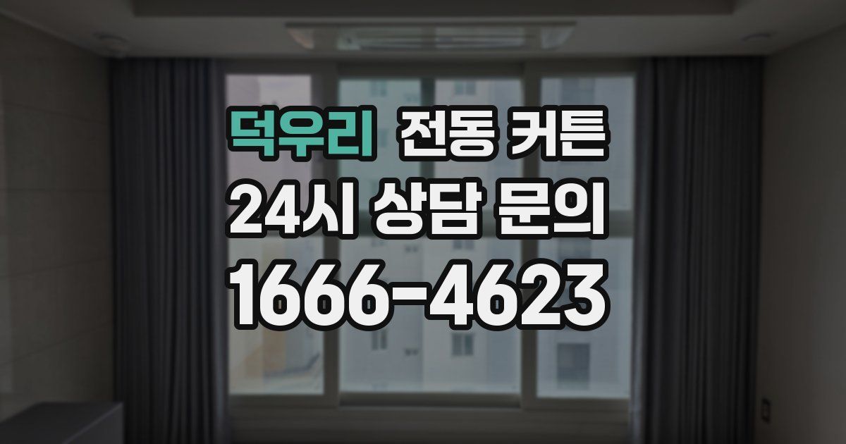 덕우리 전동 커튼