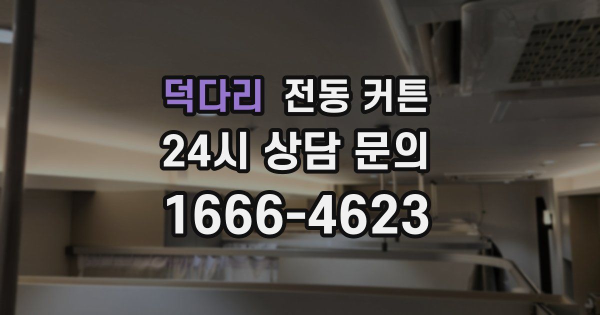 덕다리 전동 커튼