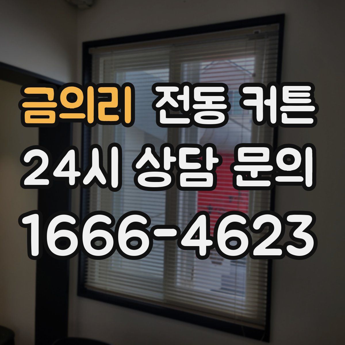 금의리 전동 커튼