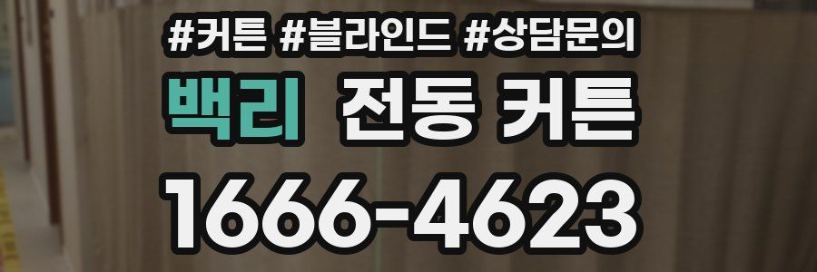 백리 전동 커튼