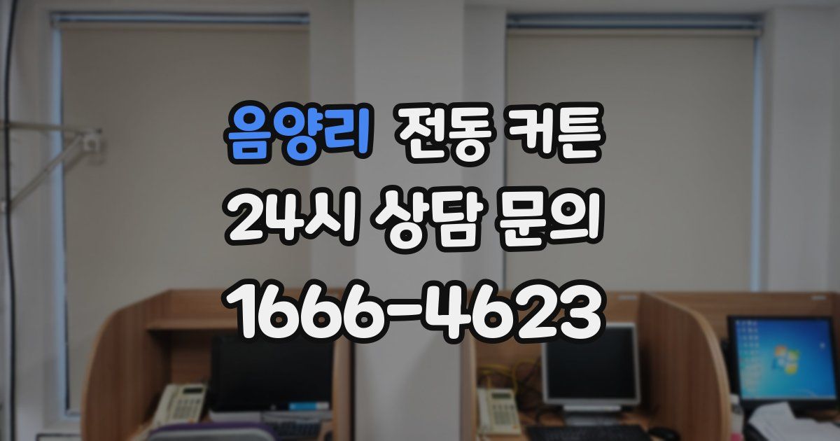 음양리 전동 커튼