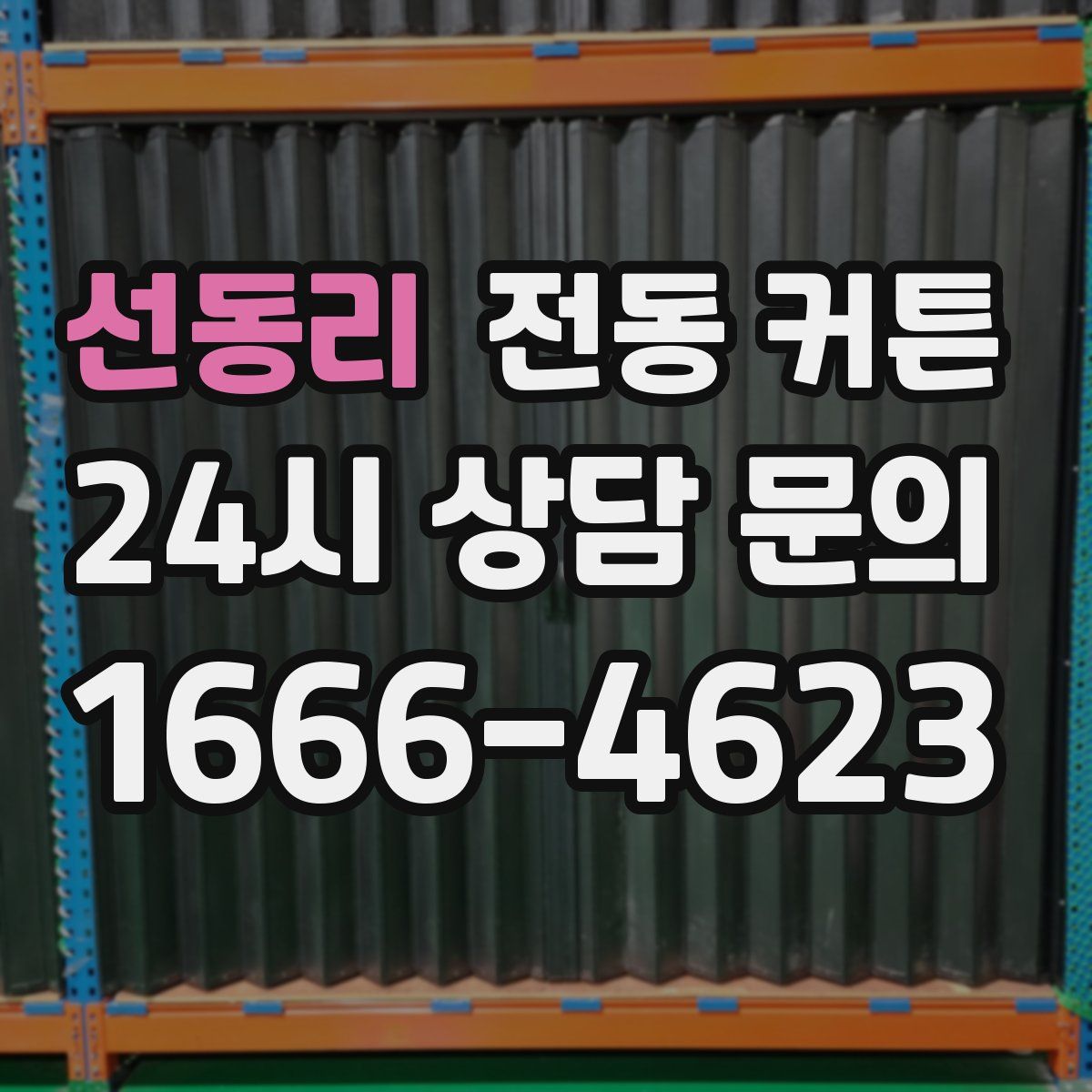 선동리 전동 커튼