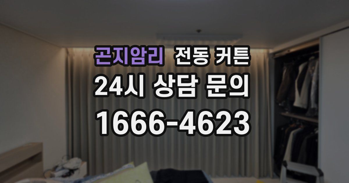 곤지암리 전동 커튼