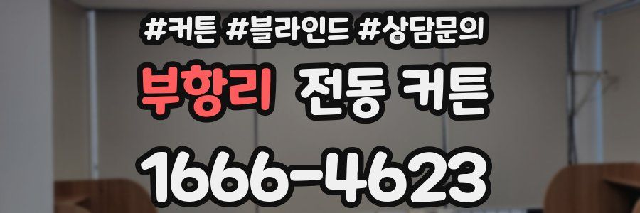 부항리 전동 커튼