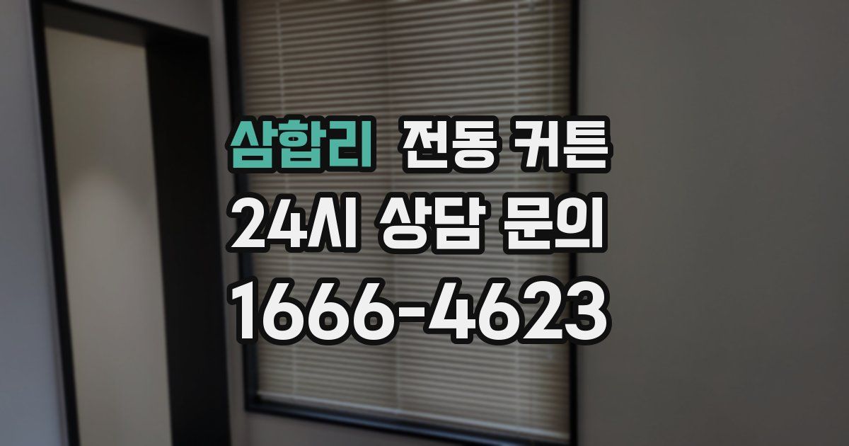 삼합리 전동 커튼