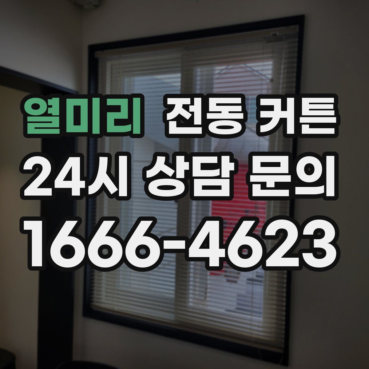 열미리 전동 커튼