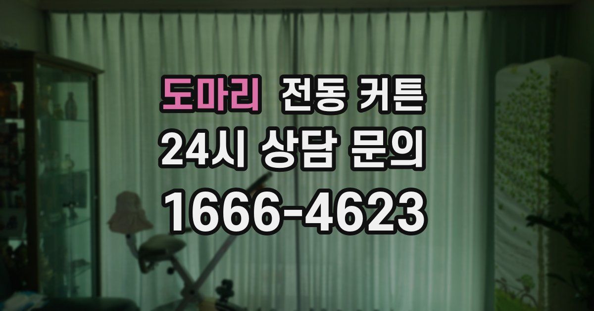 도마리 전동 커튼