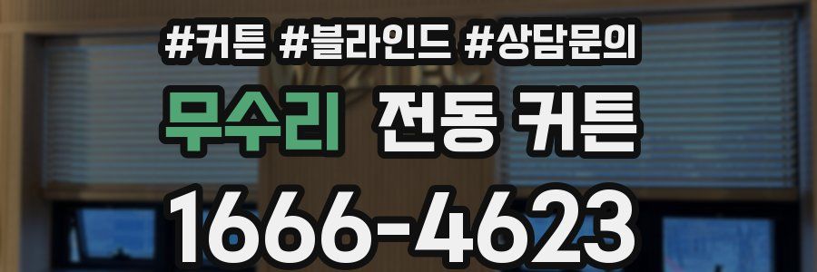 무수리 전동 커튼