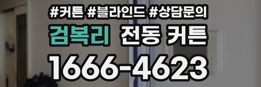 검복리 전동 커튼
