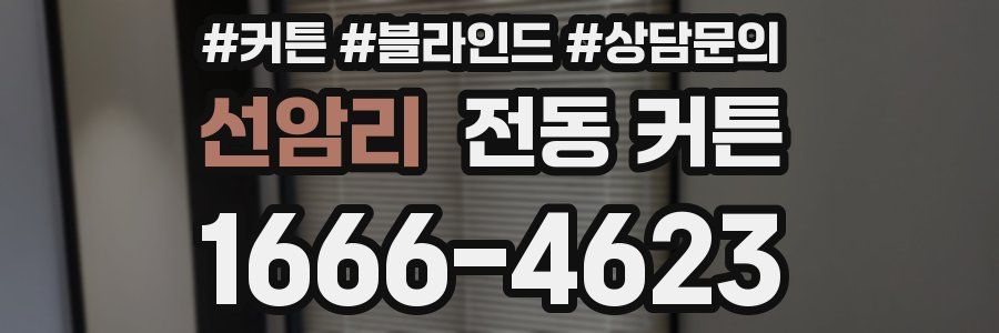 선암리 전동 커튼