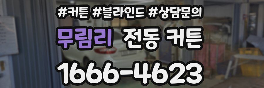 무림리 전동 커튼