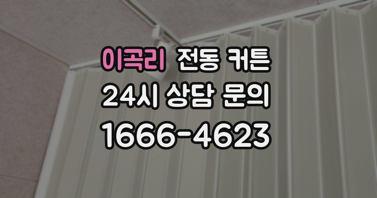 이곡리 전동 커튼