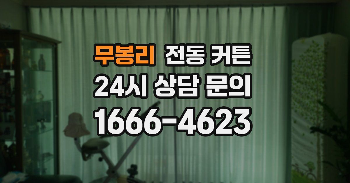 무봉리 전동 커튼